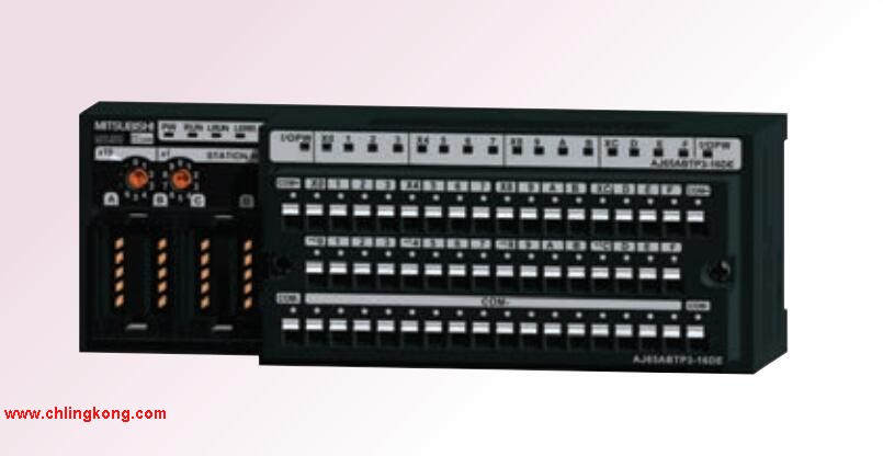 三菱 弹簧夹端子台推入型输入模块 AJ65ABTP3-16DE