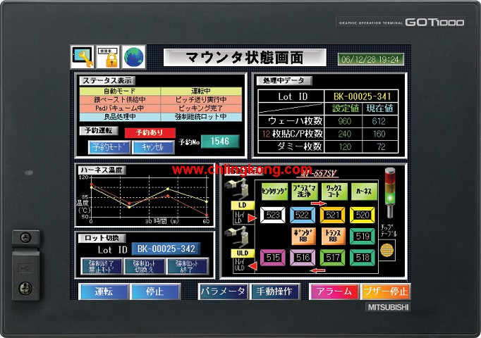 三菱 10.4英寸触摸屏 GT1575-VNBA