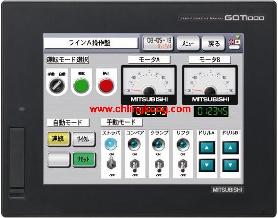 三菱 8.4英寸触摸屏 GT1665M-STBA