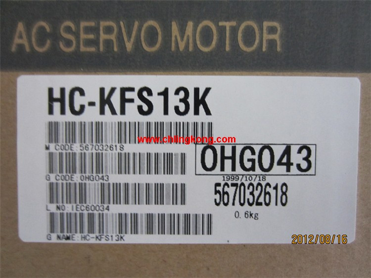 三菱 低惯量小功率电机 HC-KFS13K